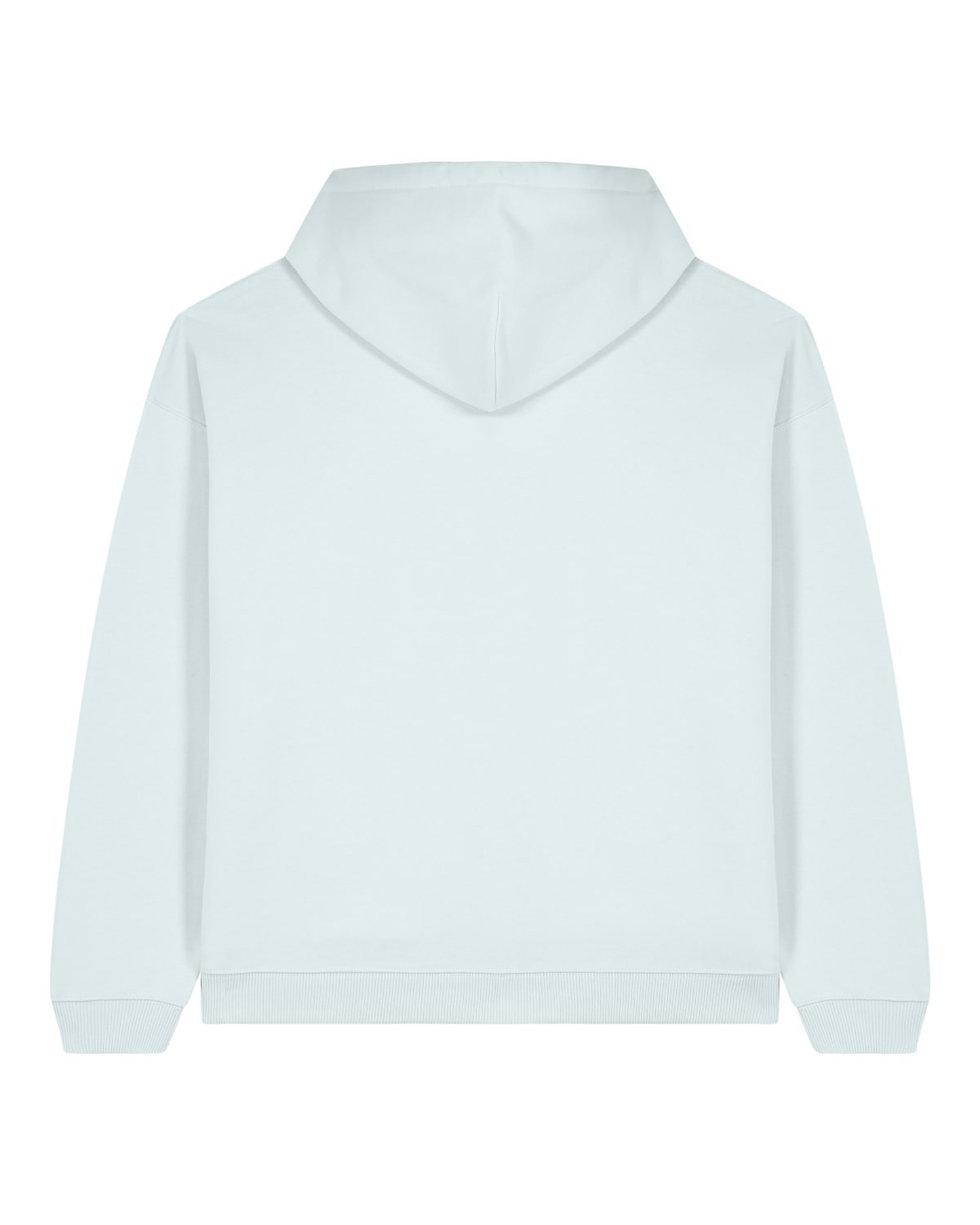 Hoodie Logo Stick in Eisblau