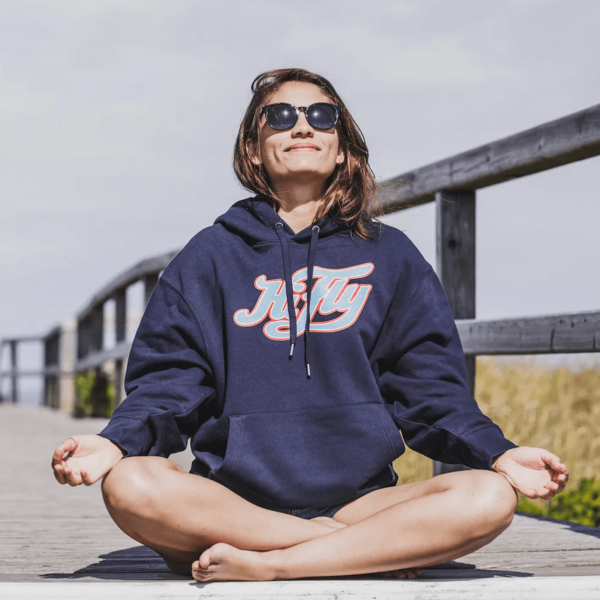 Hoodie Logo in Navy