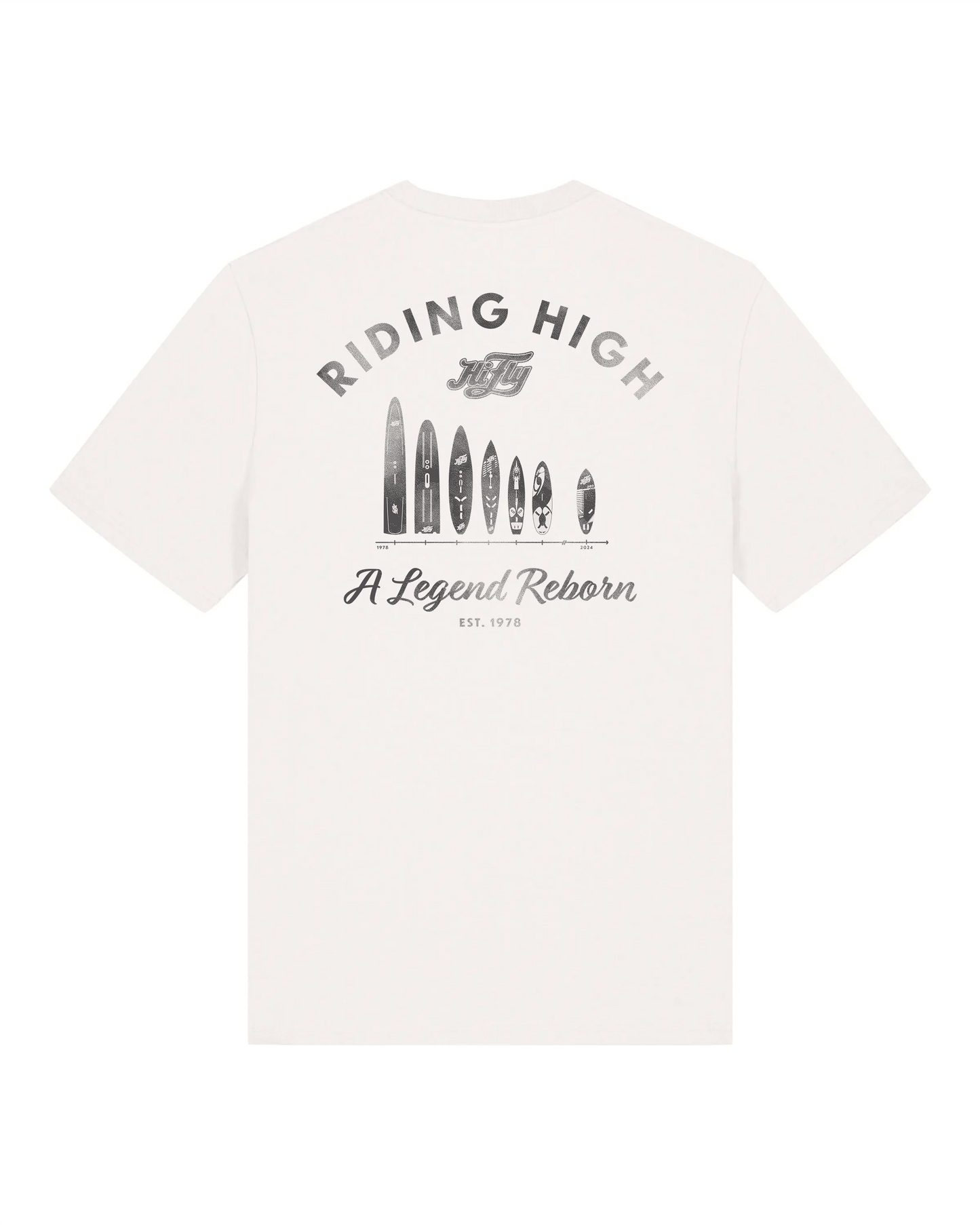 T-Shirt EVOLUTION in Offwhite