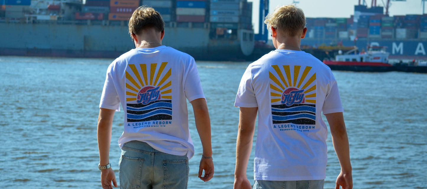 T-Shirt SUN in Weiß