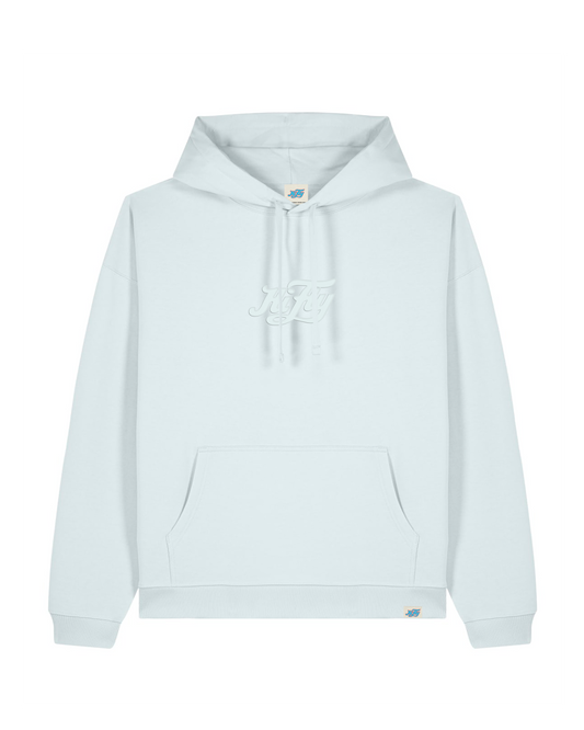 Hoodie Logo Stick in Eisblau