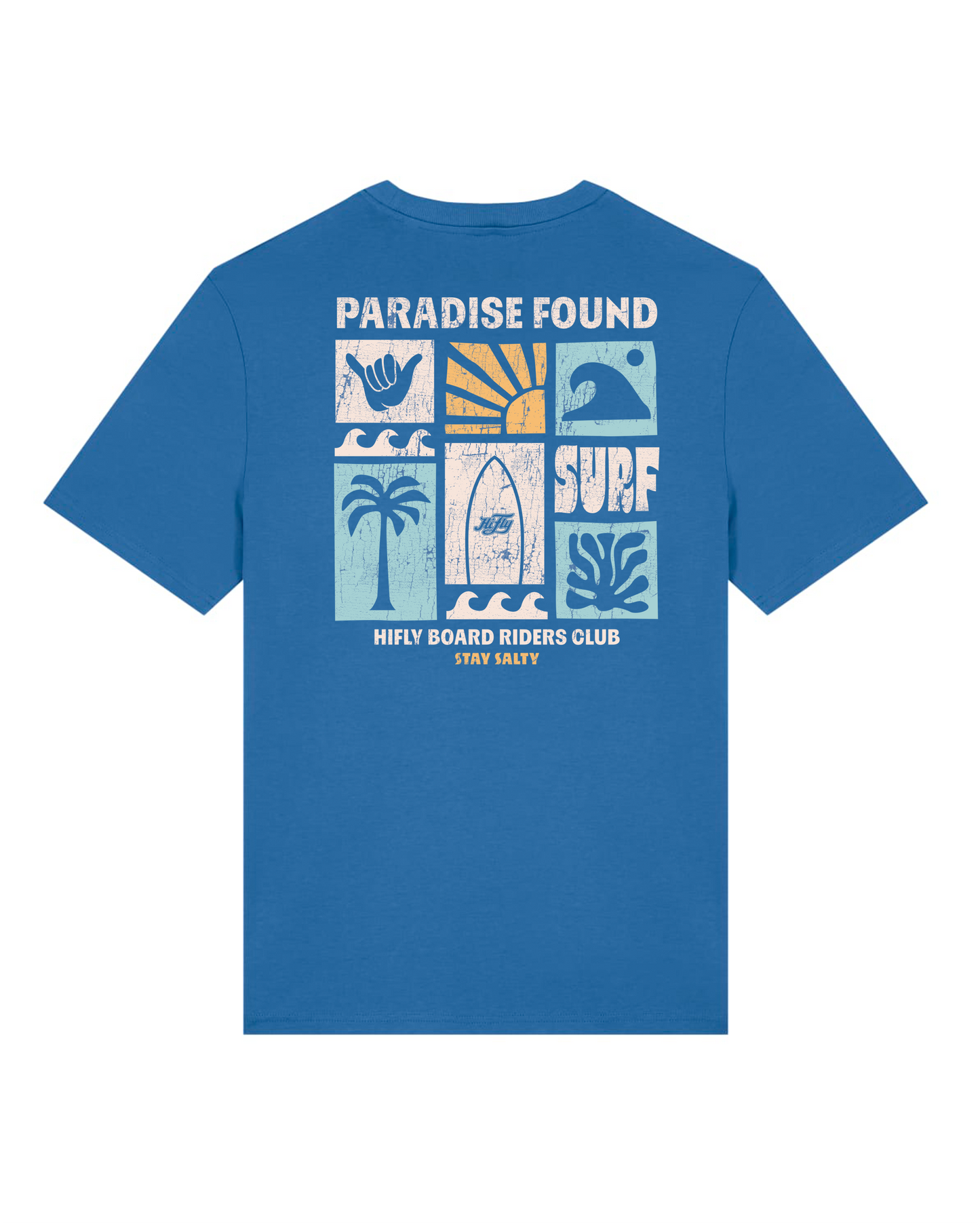T-Shirt PARADISE in Blau - bald verfügbar