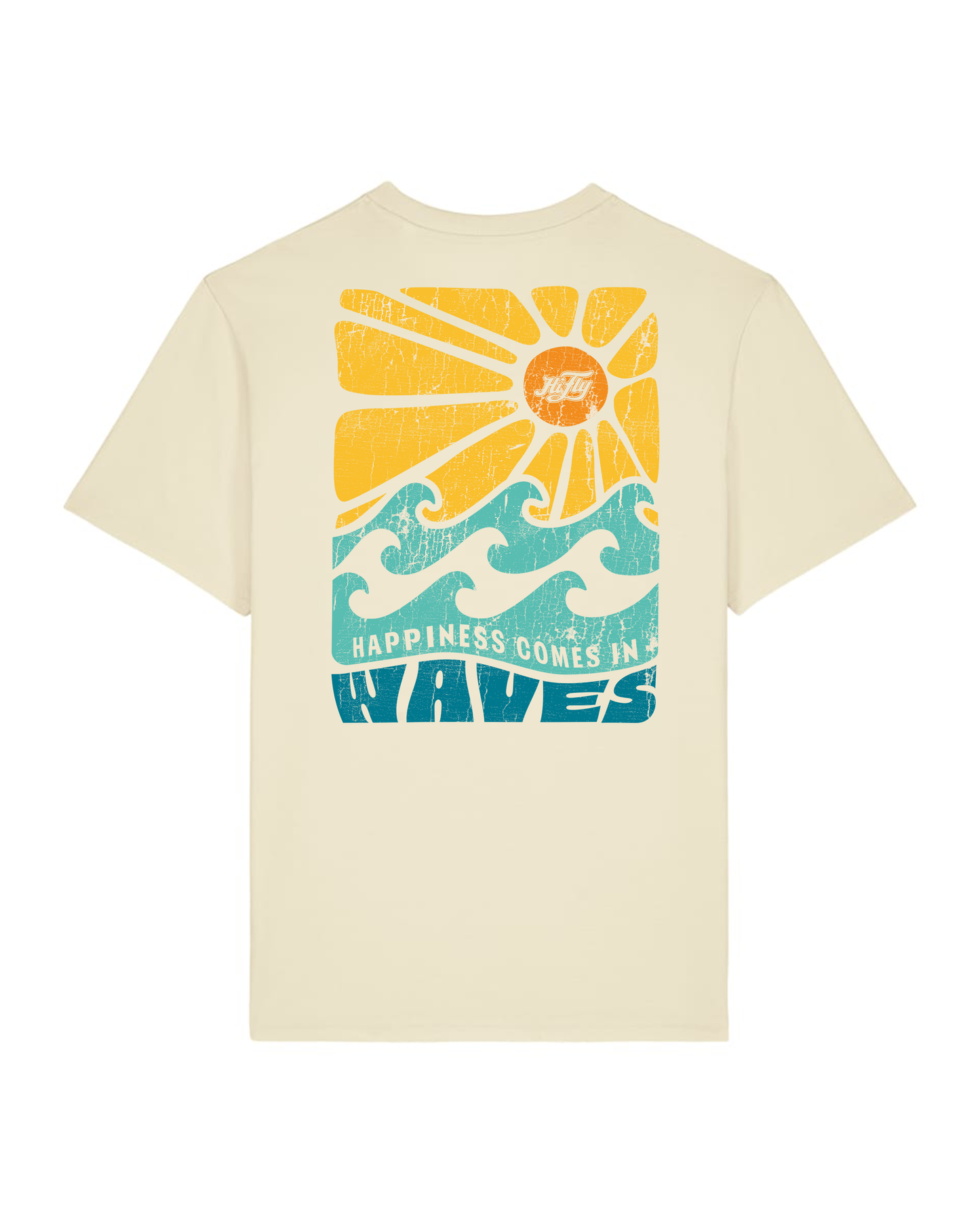 T-Shirt WAVES in Off-White - bald verfügbar