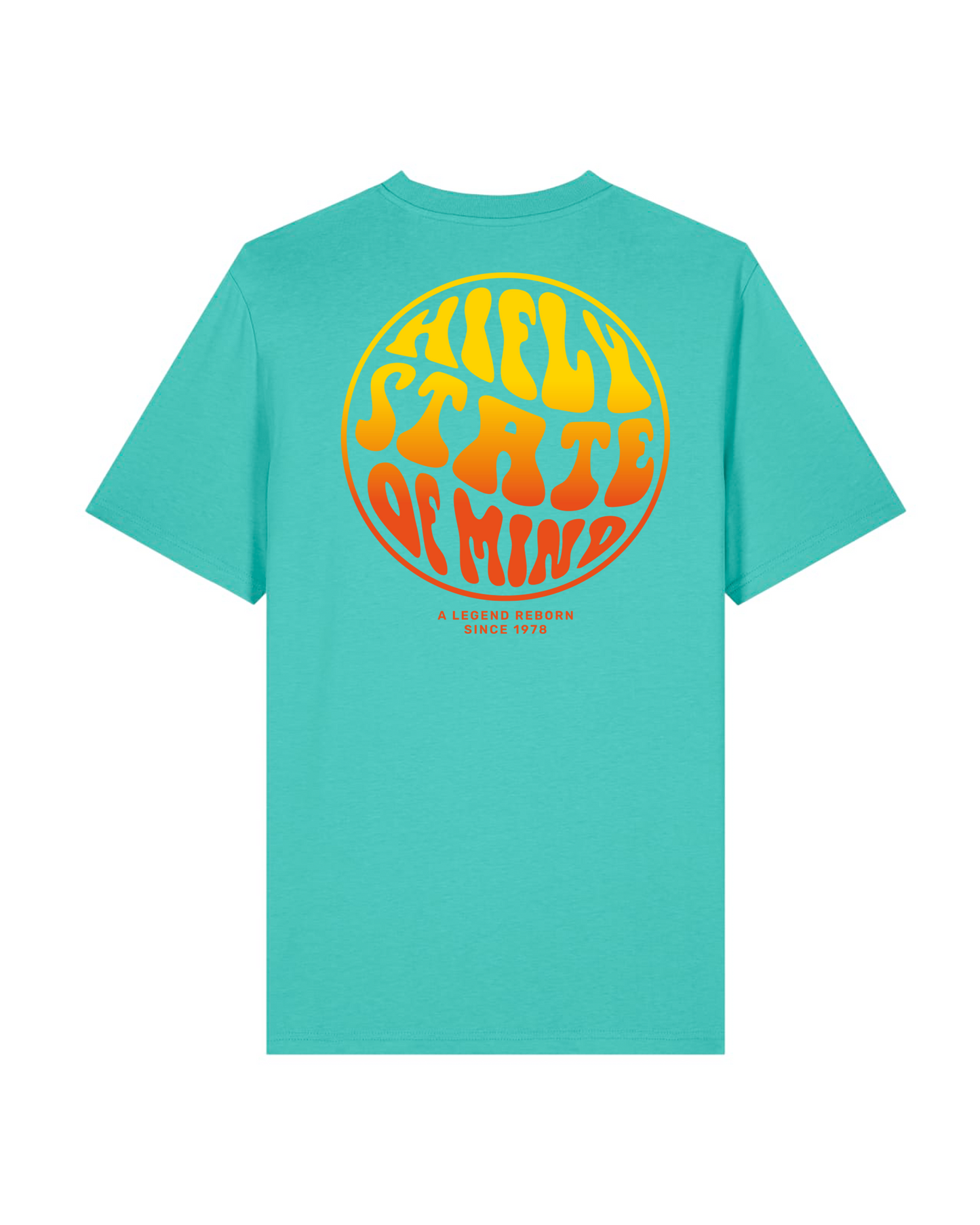 T-Shirt HiFly STATE OF MIND in Türkis