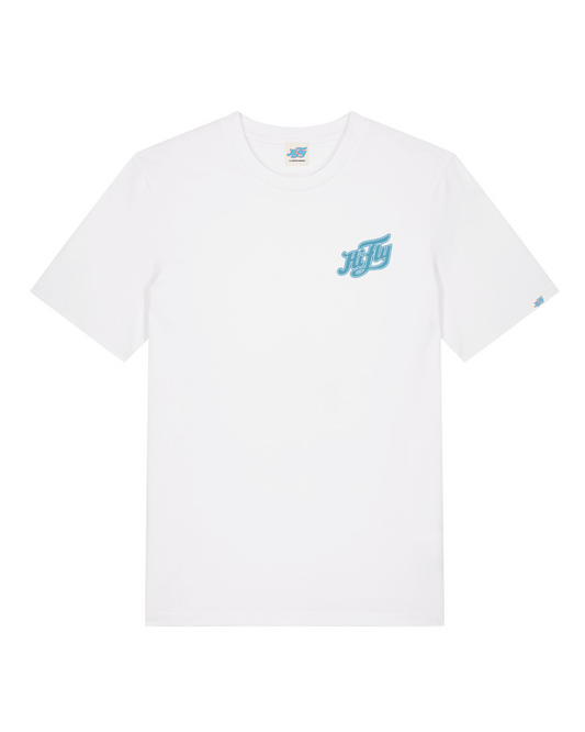 T-Shirt RETRO Logo in white